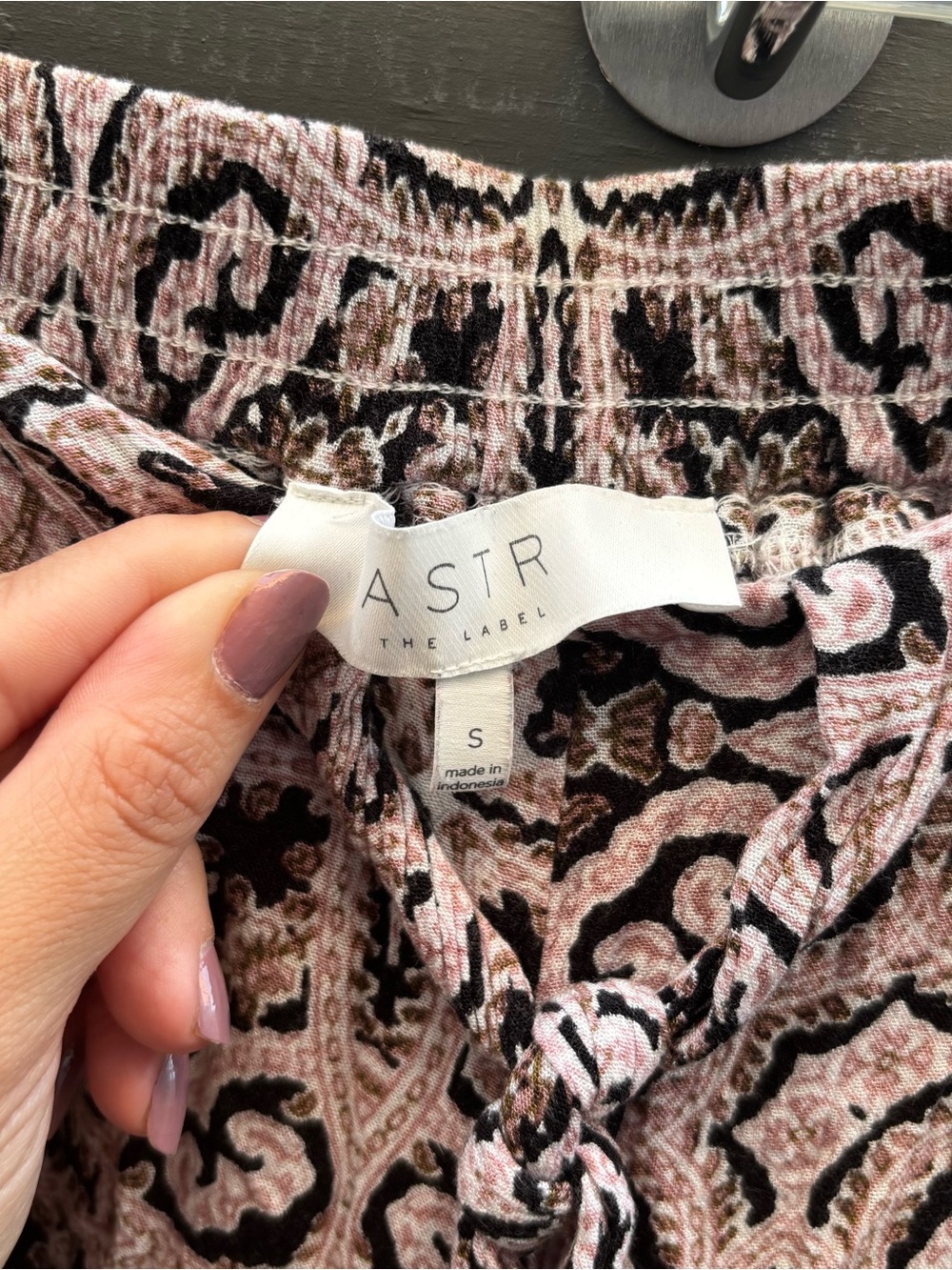 ASTR The Label Boho Palazzo Wide Leg Pants Size S Resort Vacation - Picture 5 of 5